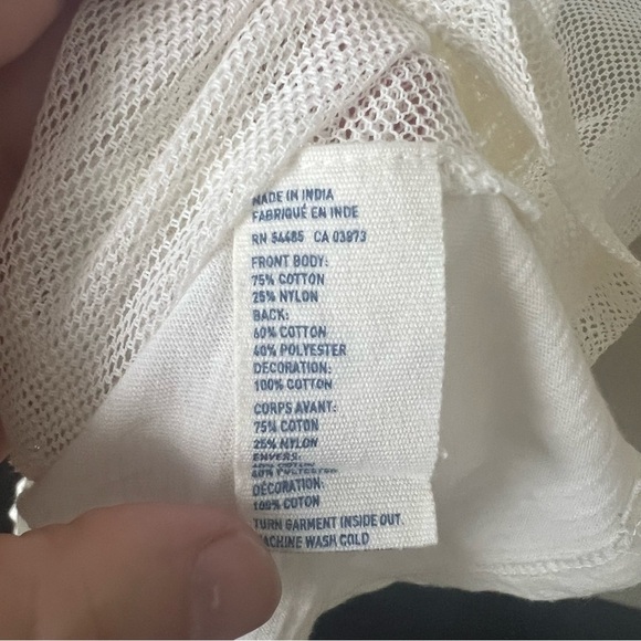 American Eagle Embroidered Bohemian Tank Top - Picture 6 of 6